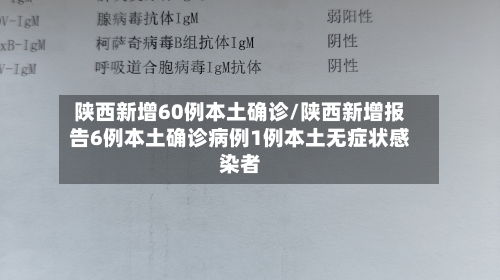 陕西新增60例本土确诊/陕西新增报告6例本土确诊病例1例本土无症状感染者-第2张图片