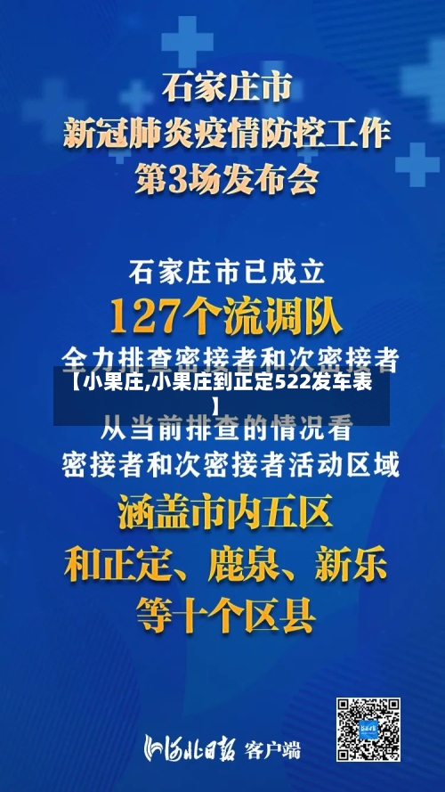 【小果庄,小果庄到正定522发车表】