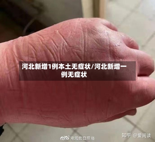 河北新增1例本土无症状/河北新增一例无症状