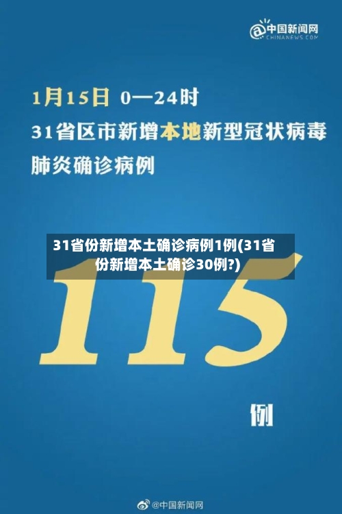 31省份新增本土确诊病例1例(31省份新增本土确诊30例?)