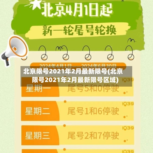 北京限号2021年2月最新限号(北京限号2021年2月最新限号区域)
