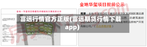 富远行情官方正版(富远期货行情下载app)