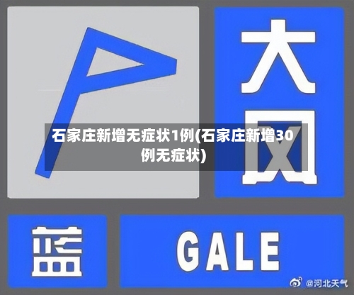 石家庄新增无症状1例(石家庄新增30例无症状)