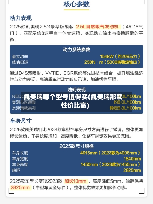 凯美瑞哪个型号值得买(凯美瑞那款性价比高)