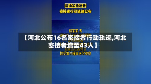 【河北公布16名密接者行动轨迹,河北密接者增至43人】