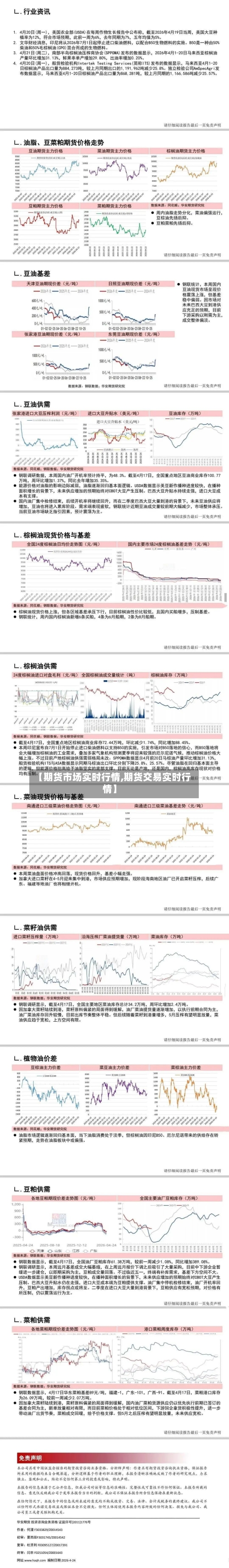 【期货市场实时行情,期货交易实时行情】