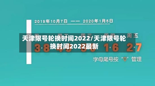 天津限号轮换时间2022/天津限号轮换时间2022最新