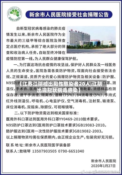 【江苏江阴检出阳性感染者20人,江阴出现冠状病毒感染】