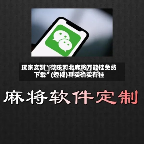 玩家实测“微乐河北麻将万能挂免费下载”(透视)其实确实有挂