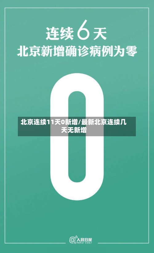 北京连续11天0新增/最新北京连续几天无新增