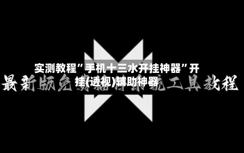 实测教程”手机十三水开挂神器”开挂(透视)辅助神器