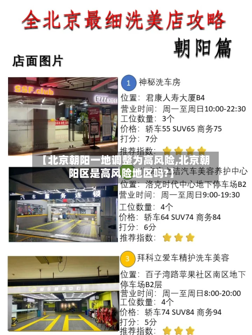【北京朝阳一地调整为高风险,北京朝阳区是高风险地区吗?】