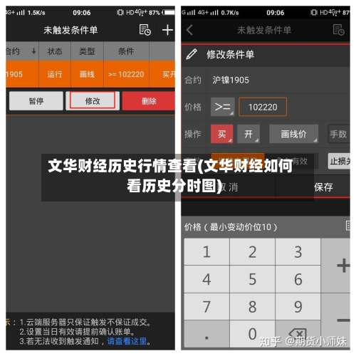 文华财经历史行情查看(文华财经如何看历史分时图)