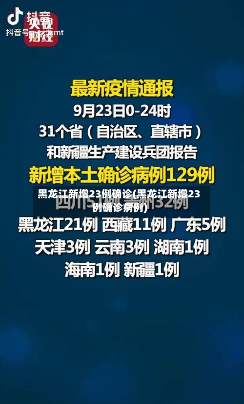黑龙江新增23例确诊(黑龙江新增23例确诊病例)