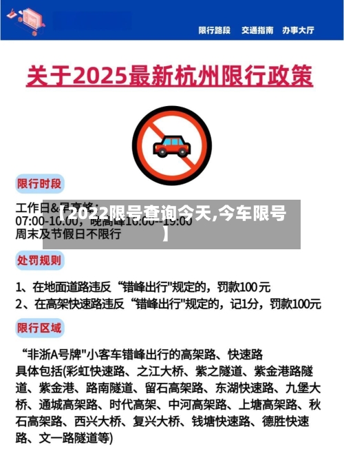 【2022限号查询今天,今车限号】