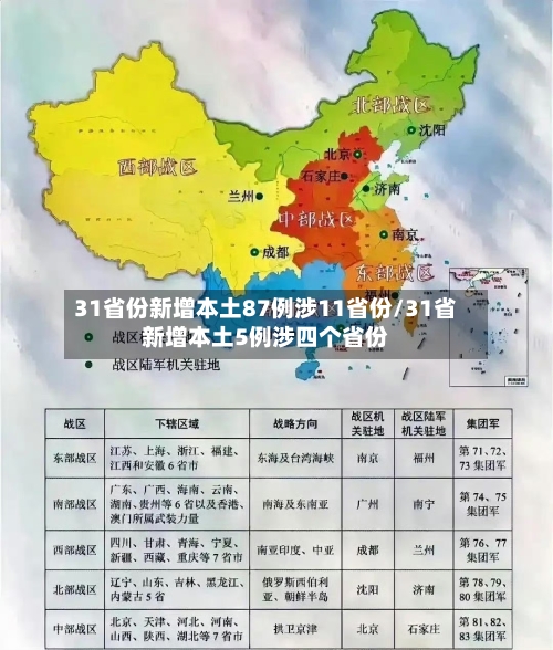 31省份新增本土87例涉11省份/31省新增本土5例涉四个省份