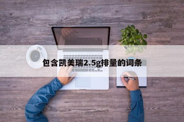 包含凯美瑞2.5g排量的词条